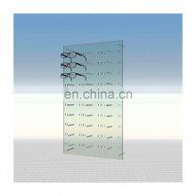 Customized Wall Mount Acrylic Sunglasses Glass Looking Acrylic Sunglasses Rack