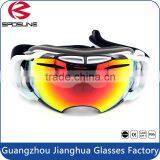 Custom Dual Snowboard Protection Sun Glasses Mirrored Lens Anti Glare Outdoor Sport Ski Goggles thumbnail-2