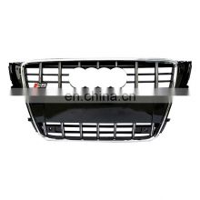 Car accessories for Audi A5 Change to Audi S5 Front Bumper grille Chrome black high quality center grill 2008-2012