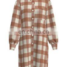 High Quality 100% Cotton Yarn Dyed Flannel Check Design For Winter