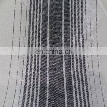 Pure Linen Cotton Yarn-dyed Fabric Woven Linen Striped Dress Fabric thumbnail-4