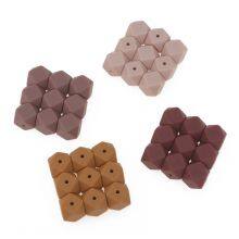 Teeth Food Grade Round Silicone Polygon Beads thumbnail-5