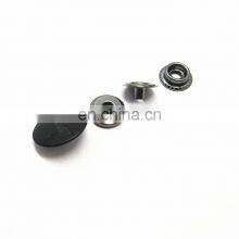 20mm Strong Matte Black Custom Logo Metal Snap Buttons thumbnail-4