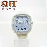 SNT-SI026A unisex silicone watch white silicone watch bands