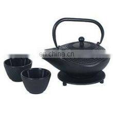 Chinese Traditional Tea Kettle Cast Iron Teapot With Strainer Trivet Cup Teapot Sets thumbnail-3