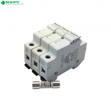 1000VDC Solar Fuse Holder Suitable 10*38mm Fuse for Solar Array Junction Box System thumbnail-5
