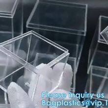 Medical Supplies Display, Clear Acrylic Booster Box With Magnet Elite Trainer Box Acrylic Case for Cards Storage Display thumbnail-5