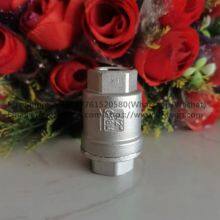 Stainless Steel Check Valve Checkvalve 1000WOG 1000PSI Bsp SS316 thumbnail-5