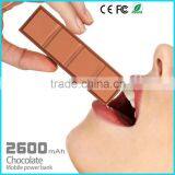 Chocolate Best Quality Usb Power Bank 2600mAh Mobile Long Battery Backup thumbnail-3