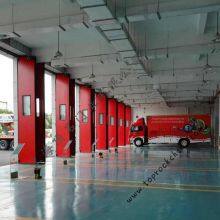 Fire Garage Doors, Folding Doors Specially Designed for Fire Brigades, Electric Folding Doors, Dingshi Door Industry, a Leading Brand in China thumbnail-3