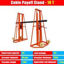 10T Steel Cable Pay-Off Rack | Hydraulic, Mobile, Global Projects thumbnail-1