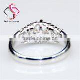 Round Brilliant Cut Moissanite Solitaire 0.8 Carat 6.0mm Center 14k White Yellow Gold Diamond Engagement Ring thumbnail-2