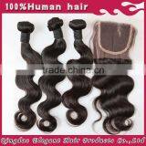 Brazilian Virgin Human Hair High Quality Lace Frontal Closures All Textures