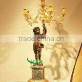Bronze Candlesticks Statue in Angel Style