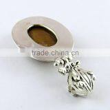 Exclusive Tiger Eye 925 Sterling Silver Pendant, Gemstone Silver Jewellery, Handmade Silver Jewelry thumbnail-5