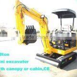 1.8ton Mini Crawler Excavator With Japan Yanmar Engine,adjustable Tracks,CE