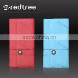 Luxury Folio Cover Business Style Simple Color Leather Flip Case for Samsung j7