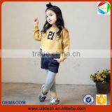 2016 Spring New Arrival Child Clothes in Girls' Clothing Set for Korean Style Baby Clothing Wholesale Kids Clothes(ulik-GC088)
