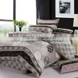 King Size Polyester Quilt with Printed Bed Sheet Sets