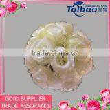 Wholesale the New Artificial Rose White Flower Ball thumbnail-1