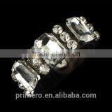 New Vintage Crystal Flower PVC Bracelets & Bangles For Women Fashion Designer Jewelry thumbnail-2