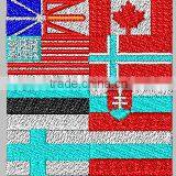 Design You Like Country Flag Badges Together Custom Patches Iron on Jackets thumbnail-1