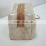 Popular Beauty Transparent With Mesh Cosmetic Bag thumbnail-3