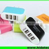 Wholesale Usb Multi Wall Charger 3 Usb Charger for Mobile Phone Tablet pc thumbnail-5