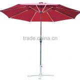 2015 Cheapest 2.7m Aluminum Garden Patio Umbrella With Solar Led Light and USB