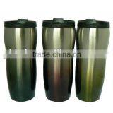 12oz [new]double Wall Stainless Steel Starbucks Mug With Fade Away Finish thumbnail-1