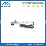 Floor mounted glass bracket for glass railing and partition