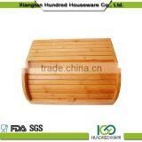 Unique Wooden Bread Box With Drawer thumbnail-1