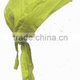 Plain Green Promotional Pirate Bandana Hat thumbnail-1