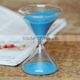 Glass hourglass timer