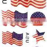 Retailer Of Multi Colour Glitter Flag Tattoos Sticker>Attractive Face Tattoos