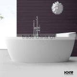 Simple Bathtubs Faux Stone Freestanding Round Bathtub thumbnail-4