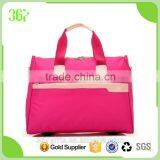 Fashion Design Candy Colour Tote Bags Wheels Trolley Bag With Zipper Pocket thumbnail-1