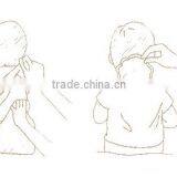 100% Cotton Muslin Cartoon Baby Sweat Towel/baby Sweat Absorb Towel thumbnail-3