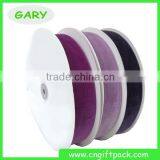 Purple Double Side Velvet Gift Decoration Ribbon 3/8" thumbnail-3