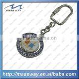 Customized Souvenir Promotional Custom 3D Metal Cancer Keychain thumbnail-2