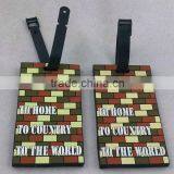 soft pvc luggage tag/rubber tag/name tag