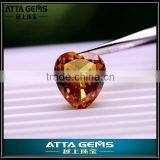Buy Cubic Zirconia-champagne Heart Cut CZ thumbnail-1