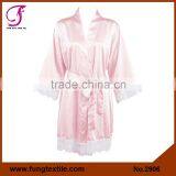 Fung 2906 Women Silk Lace Robe thumbnail-4