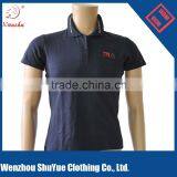 100% Cotton Custom Women/ Men Polo collar print T-shirt                        
                                                Quality Choice