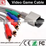 3RGB+2AV Gold Plated Component AV Cable for Nintendo Wii