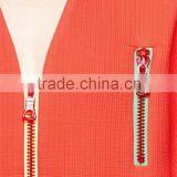 2015 Garment Factory Orange Stripe Zip Ladies Coat, Women Long Sleeve Jacket thumbnail-6