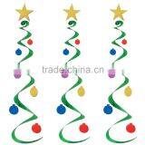 Valentines Day Red & Pink Swirl Hearts Hanging Decorations for Party thumbnail-2