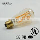 Gold Decorative ST64 LED Vintage Bulb /Vintage Dimmable Led Filament Edison Bulb Light thumbnail-1