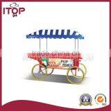 Commercial Cottn Candy Cart Popcorn Cart
