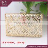 16.5*10cm Polished Gold Box Clutch Frame With Chain Loops thumbnail-1
